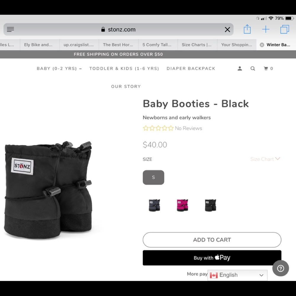 Stonz winter booties and Liners